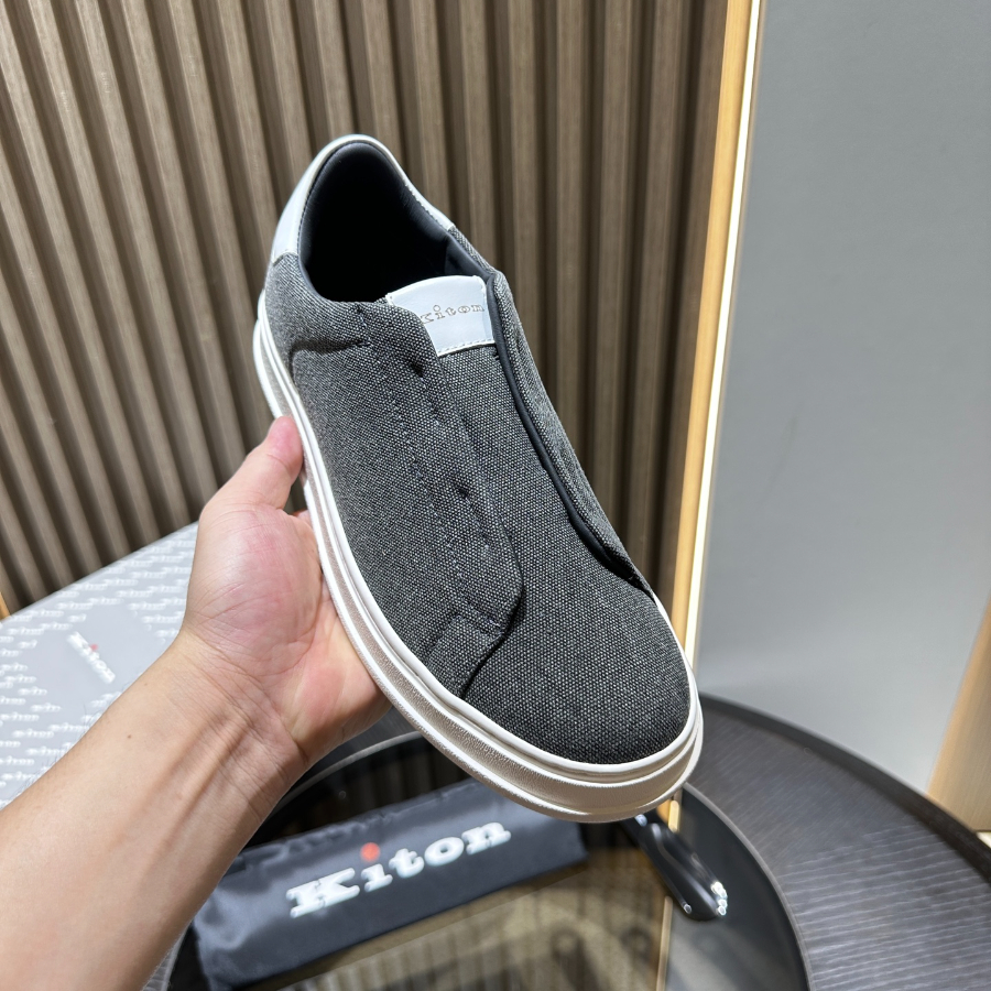 Kiton 키톤 아마 린넨 캐주얼 슬립온 8