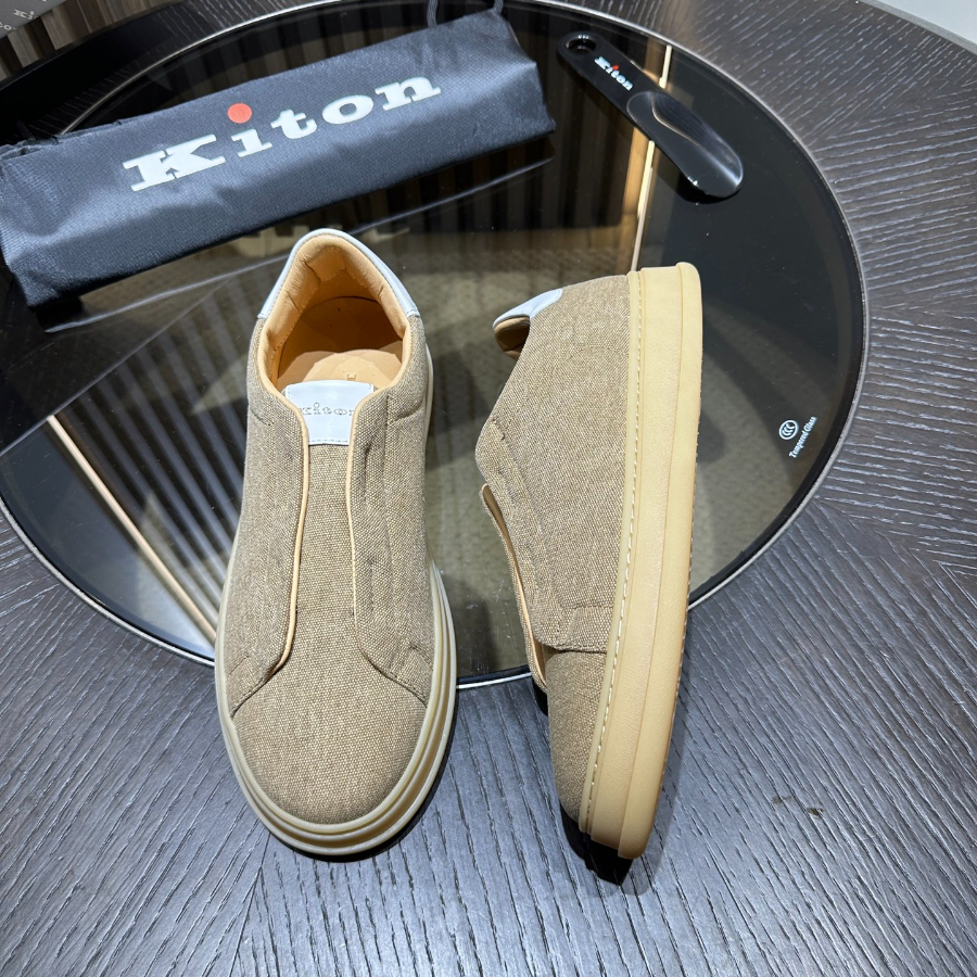 Kiton 키톤 아마 린넨 캐주얼 슬립온 1