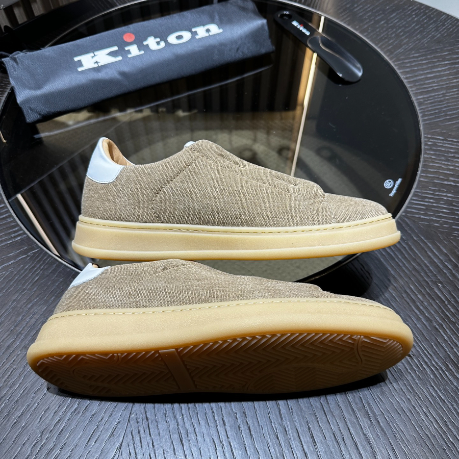 Kiton 키톤 아마 린넨 캐주얼 슬립온 8