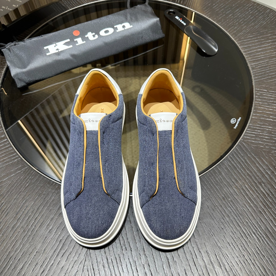 Kiton 키톤 아마 린넨 캐주얼 슬립온 1