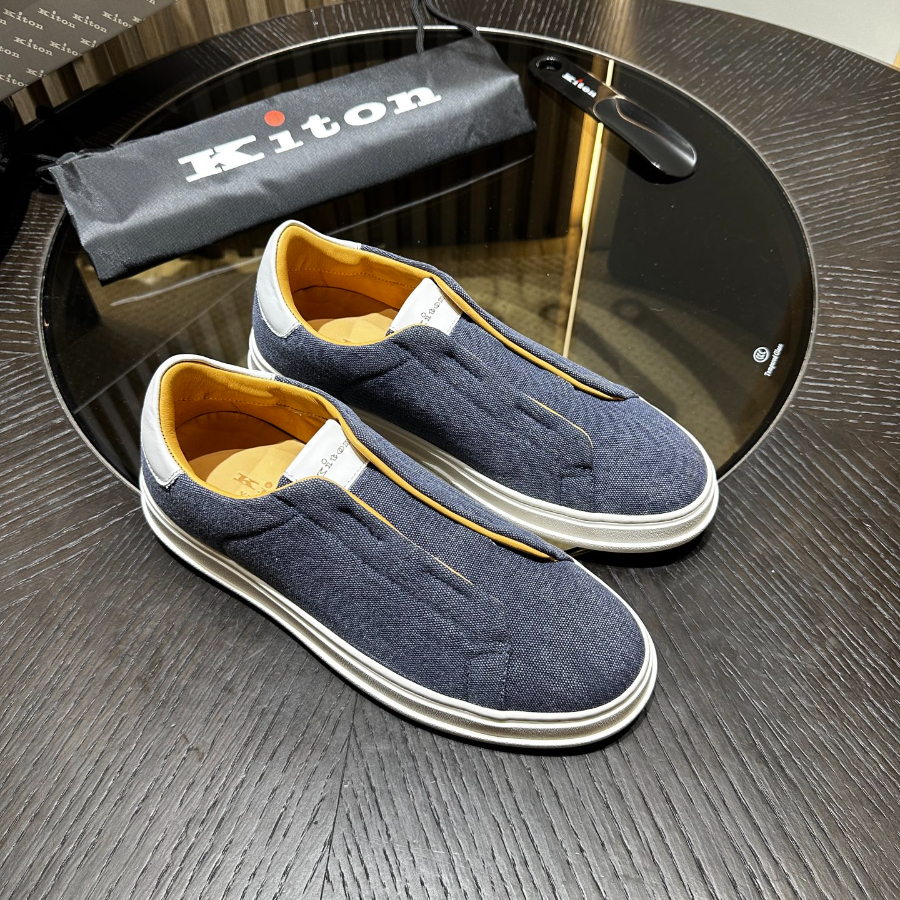 Kiton 키톤 아마 린넨 캐주얼 슬립온 2