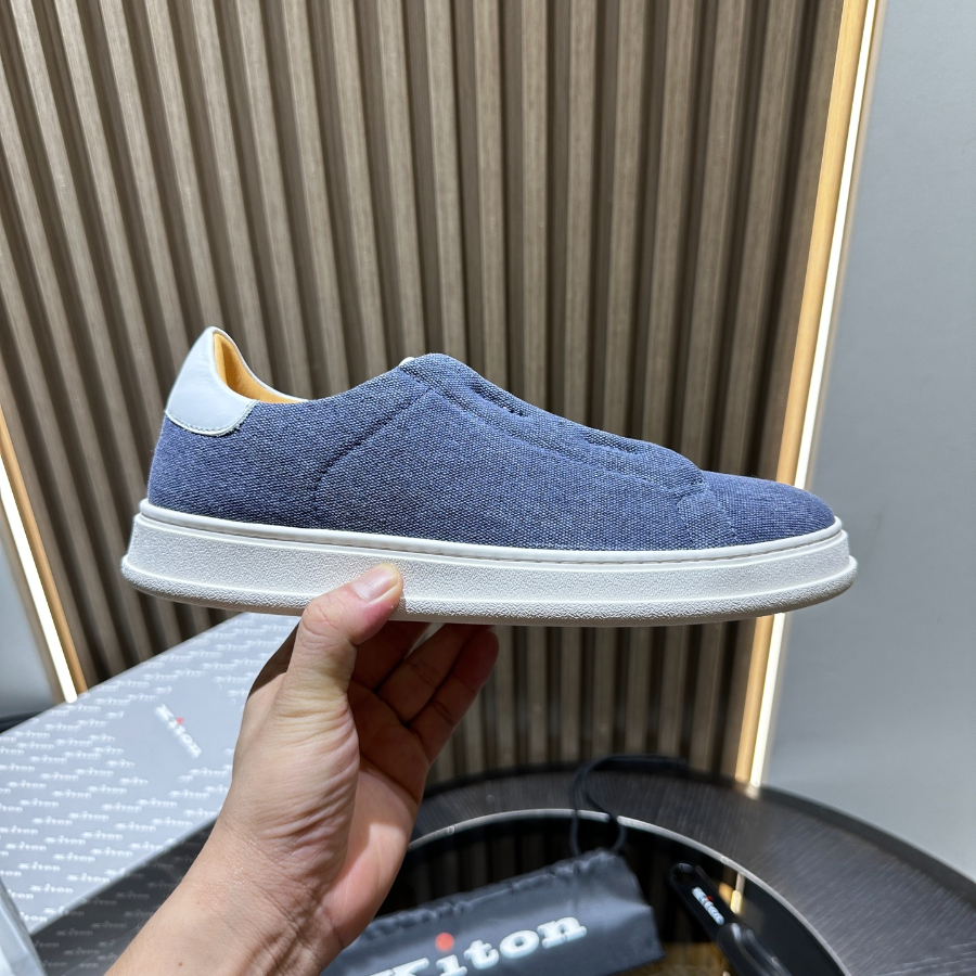 Kiton 키톤 아마 린넨 캐주얼 슬립온 3