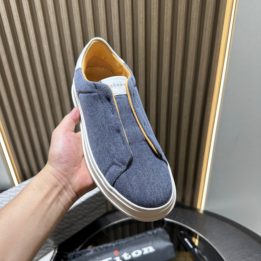 Kiton 키톤 아마 린넨 캐주얼 슬립온 4