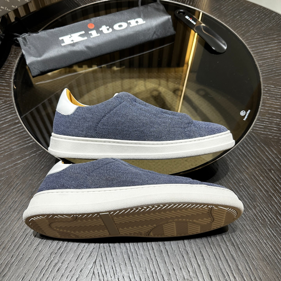 Kiton 키톤 아마 린넨 캐주얼 슬립온 7