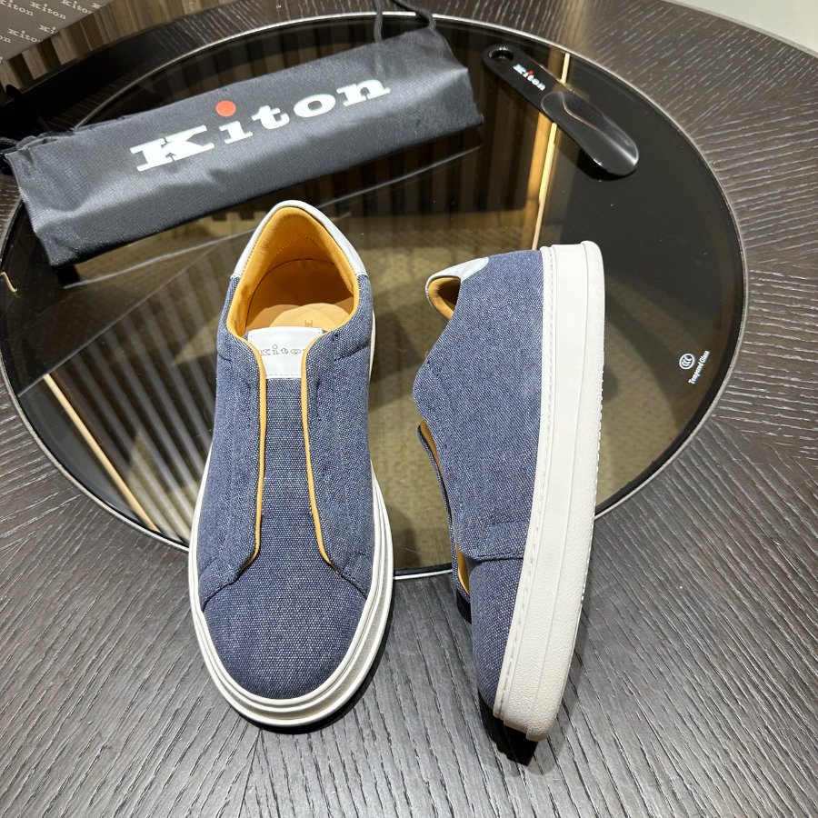 Kiton 키톤 아마 린넨 캐주얼 슬립온 8