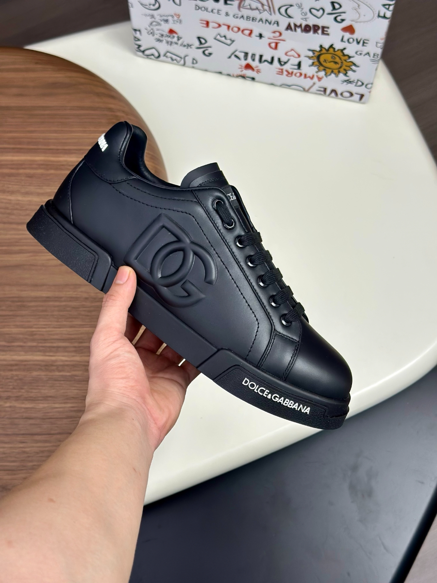 Dolce & Gabbana 돌체앤가바나 Portofino 소가죽 스니커즈 5