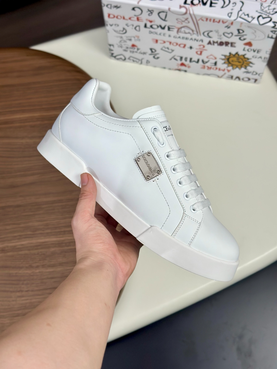 Dolce & Gabbana 돌체앤가바나 Portofino 소가죽 스니커즈 4