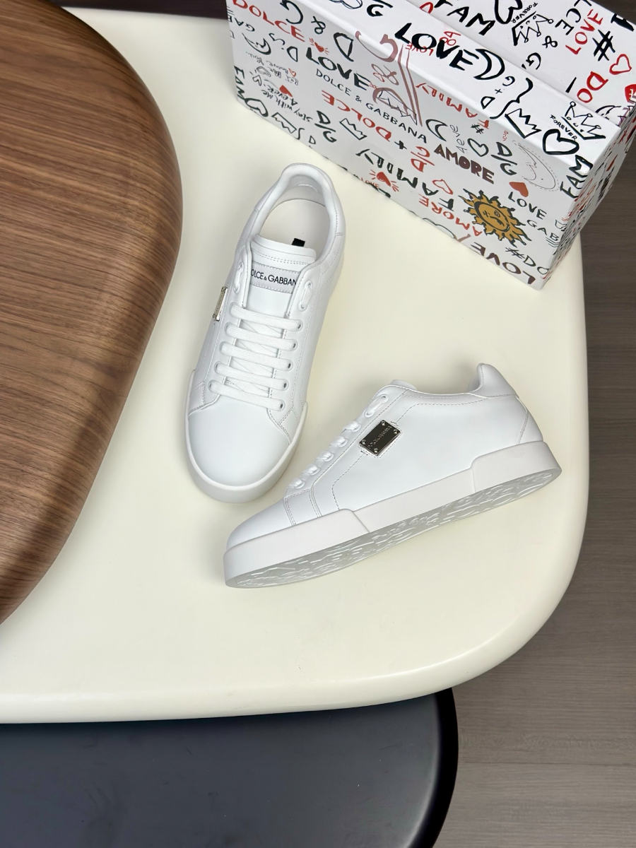 Dolce & Gabbana 돌체앤가바나 Portofino 소가죽 스니커즈 5