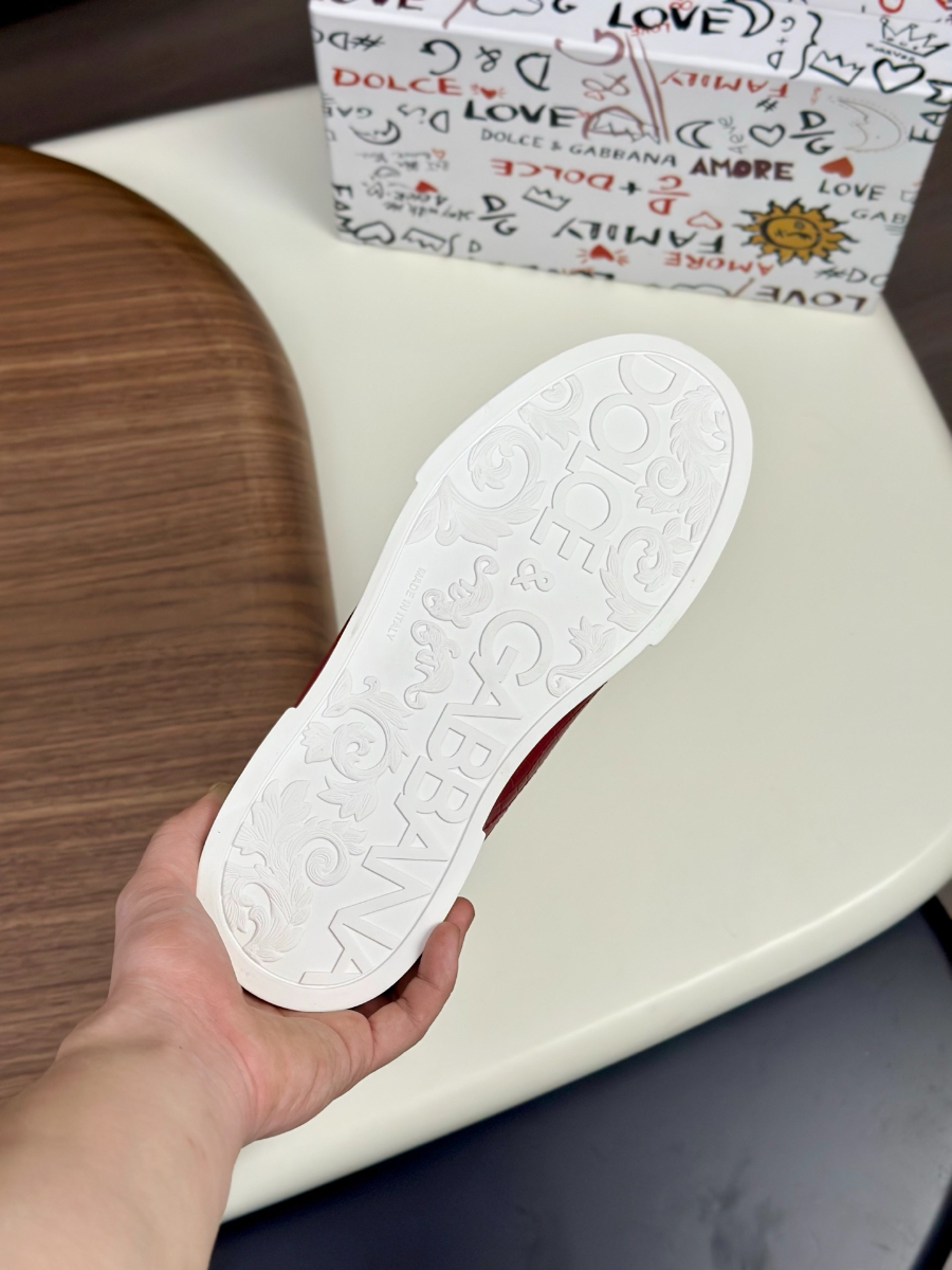 Dolce & Gabbana 돌체앤가바나 Portofino 소가죽 스니커즈 9