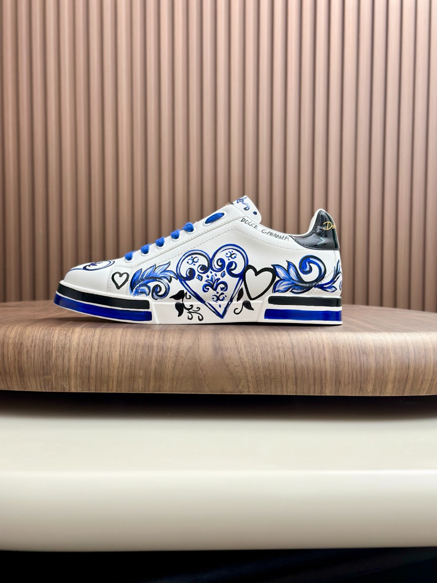 Dolce & Gabbana 돌체앤가바나 Portofino 소가죽 스니커즈 1