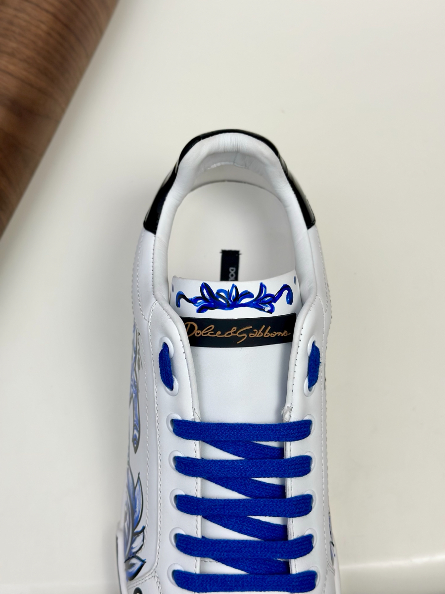 Dolce & Gabbana 돌체앤가바나 Portofino 소가죽 스니커즈 7