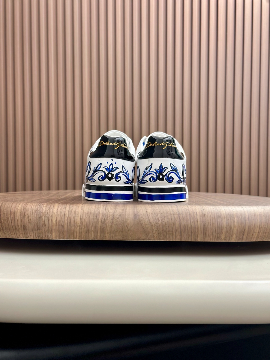 Dolce & Gabbana 돌체앤가바나 Portofino 소가죽 스니커즈 8