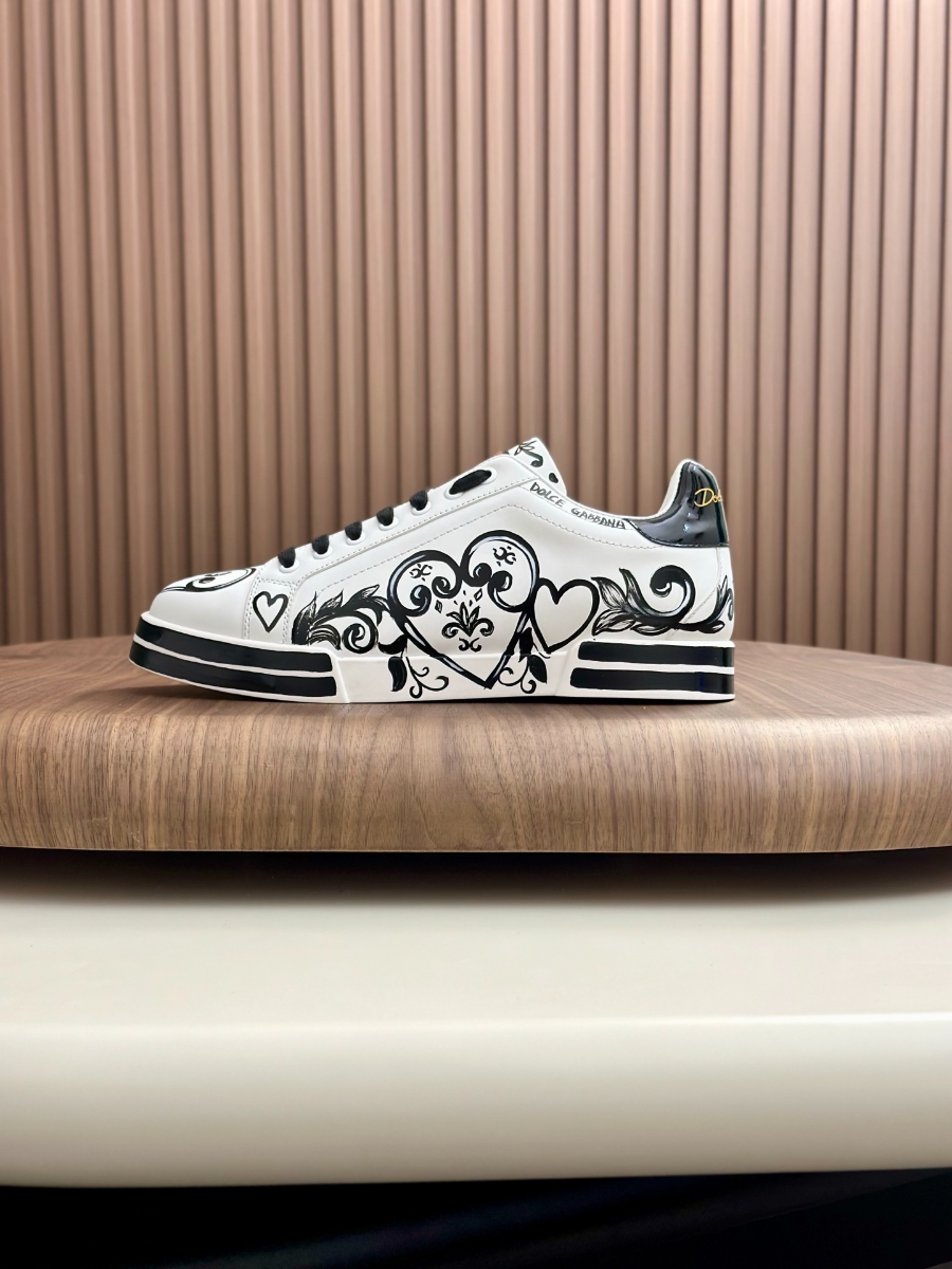 Dolce & Gabbana 돌체앤가바나 Portofino 소가죽 스니커즈 1