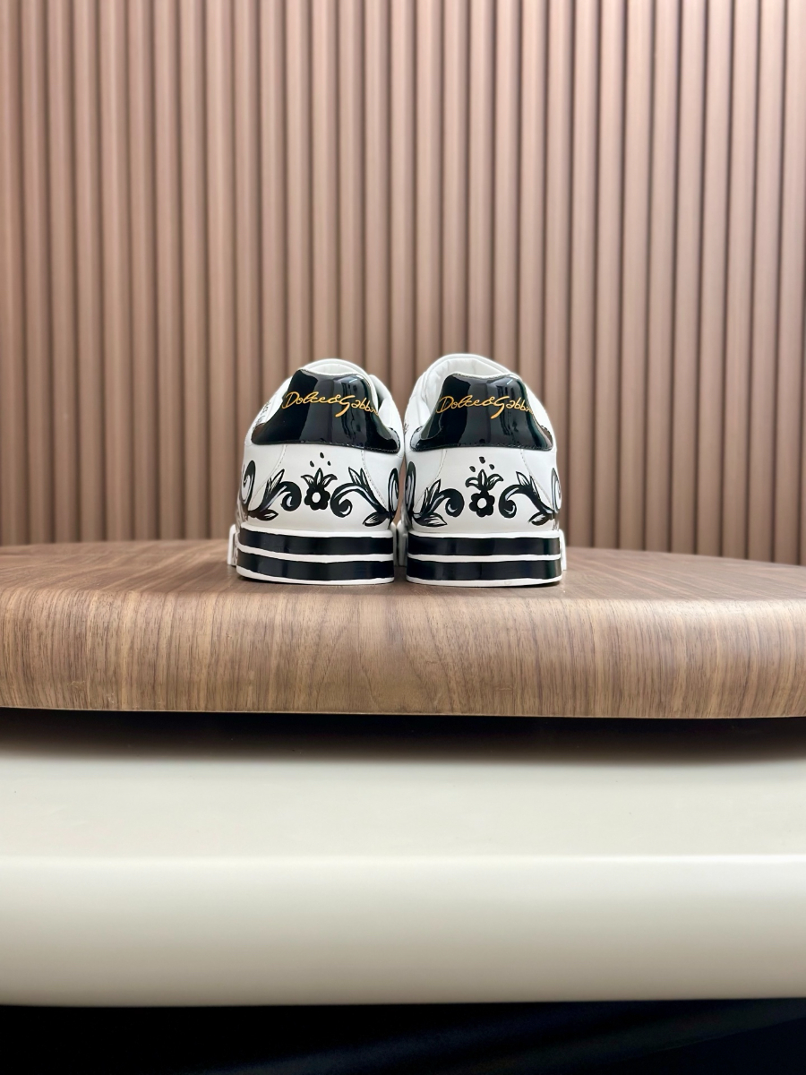 Dolce & Gabbana 돌체앤가바나 Portofino 소가죽 스니커즈 7