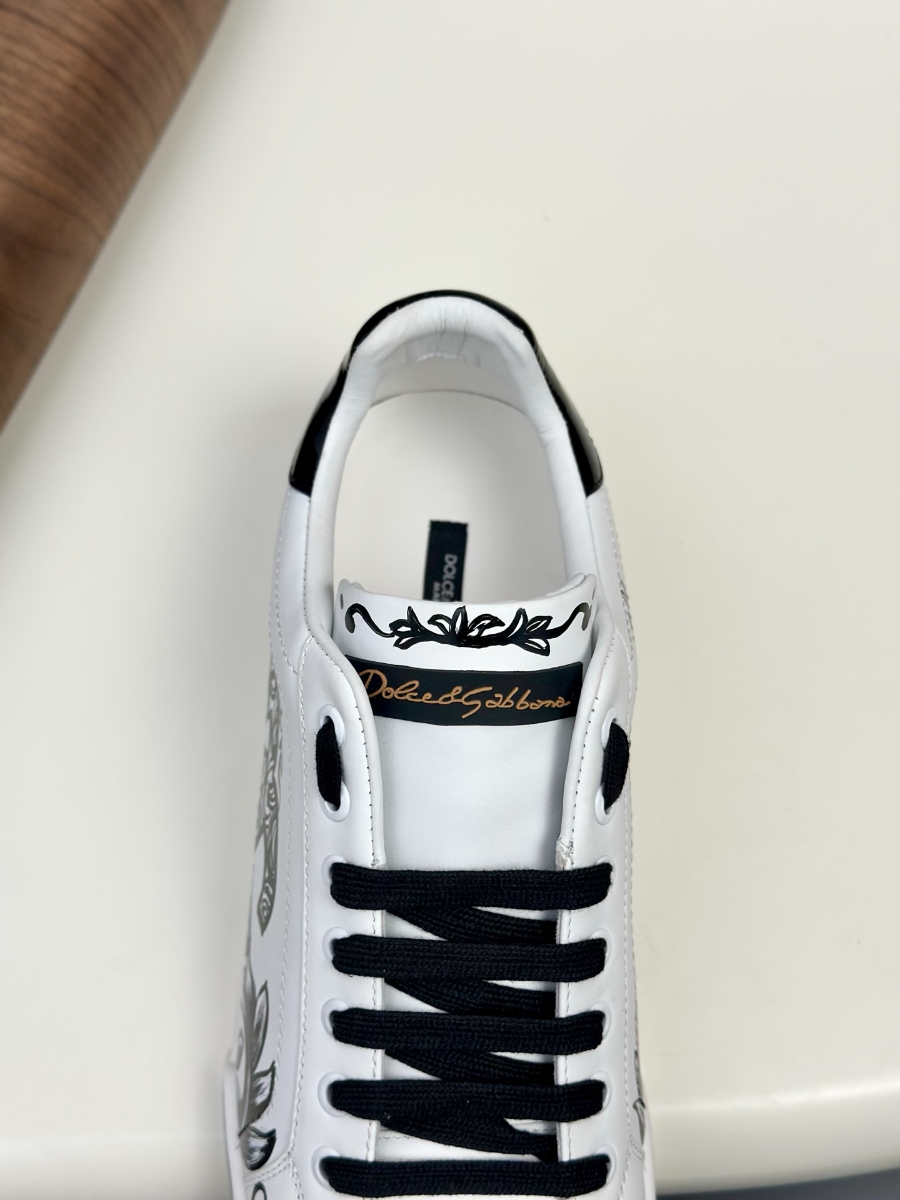 Dolce & Gabbana 돌체앤가바나 Portofino 소가죽 스니커즈 8