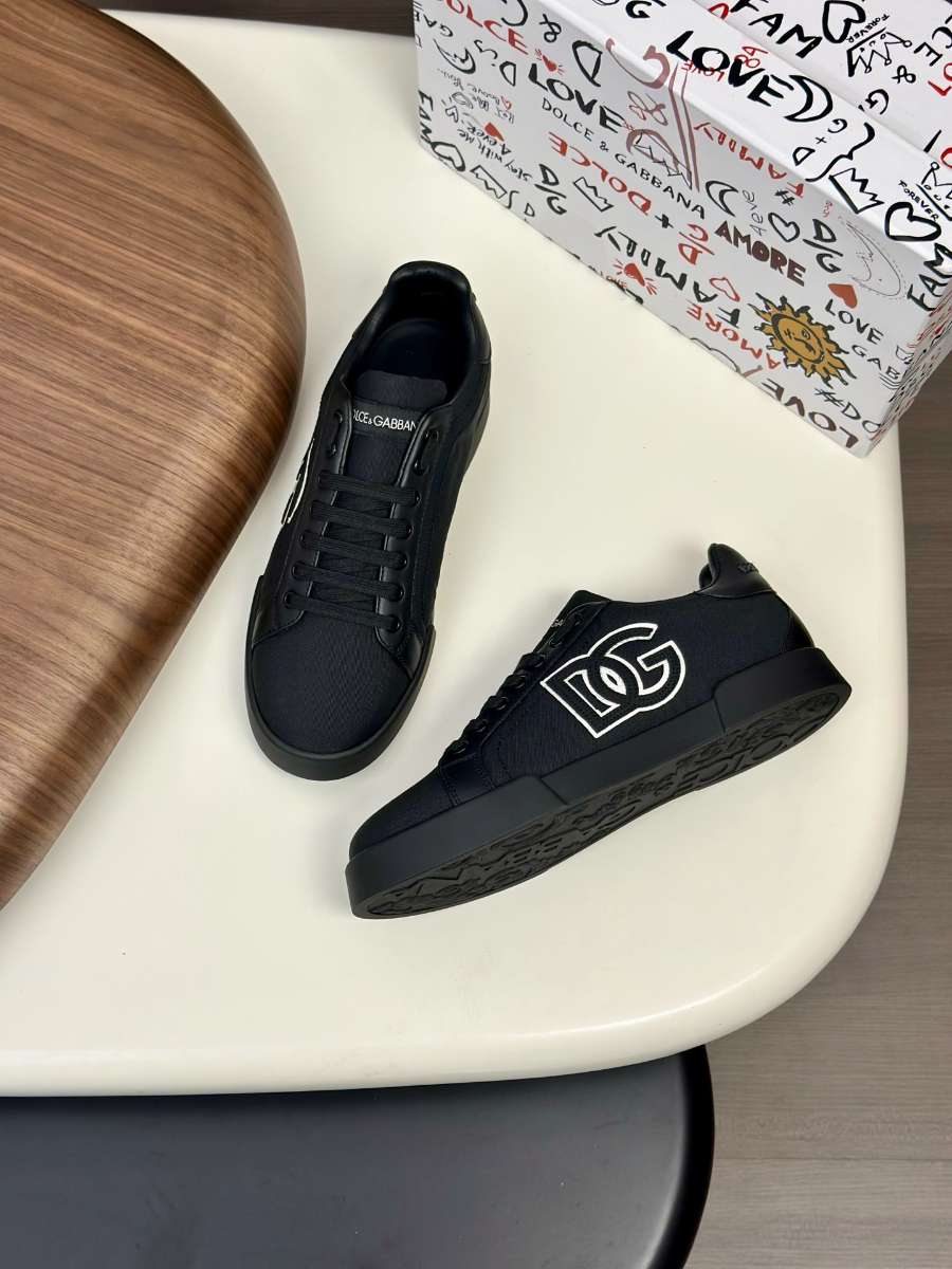 Dolce & Gabbana 돌체앤가바나 Portofino 소가죽 스니커즈 5