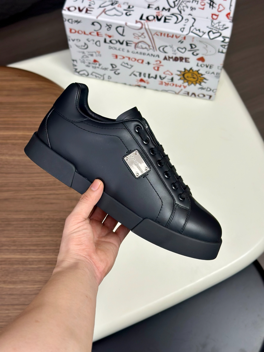 Dolce & Gabbana 돌체앤가바나 Portofino 소가죽 스니커즈 4