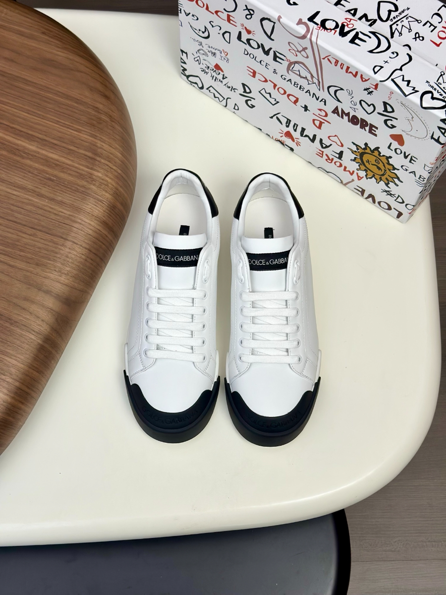 Dolce & Gabbana 돌체앤가바나 Portofino 소가죽 스니커즈 2