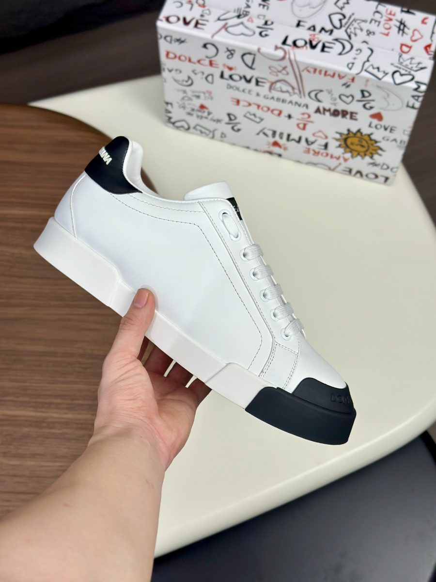 Dolce & Gabbana 돌체앤가바나 Portofino 소가죽 스니커즈 4