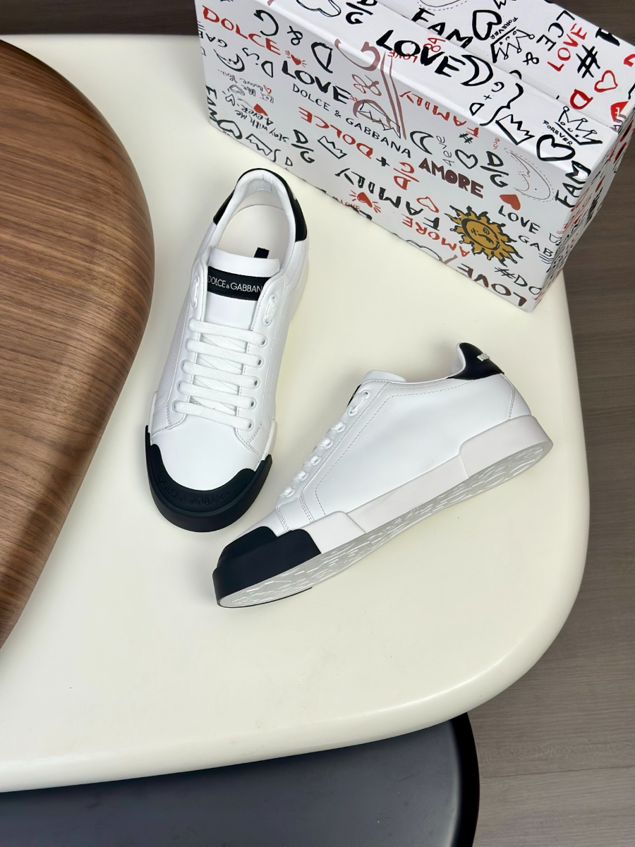 Dolce & Gabbana 돌체앤가바나 Portofino 소가죽 스니커즈 5