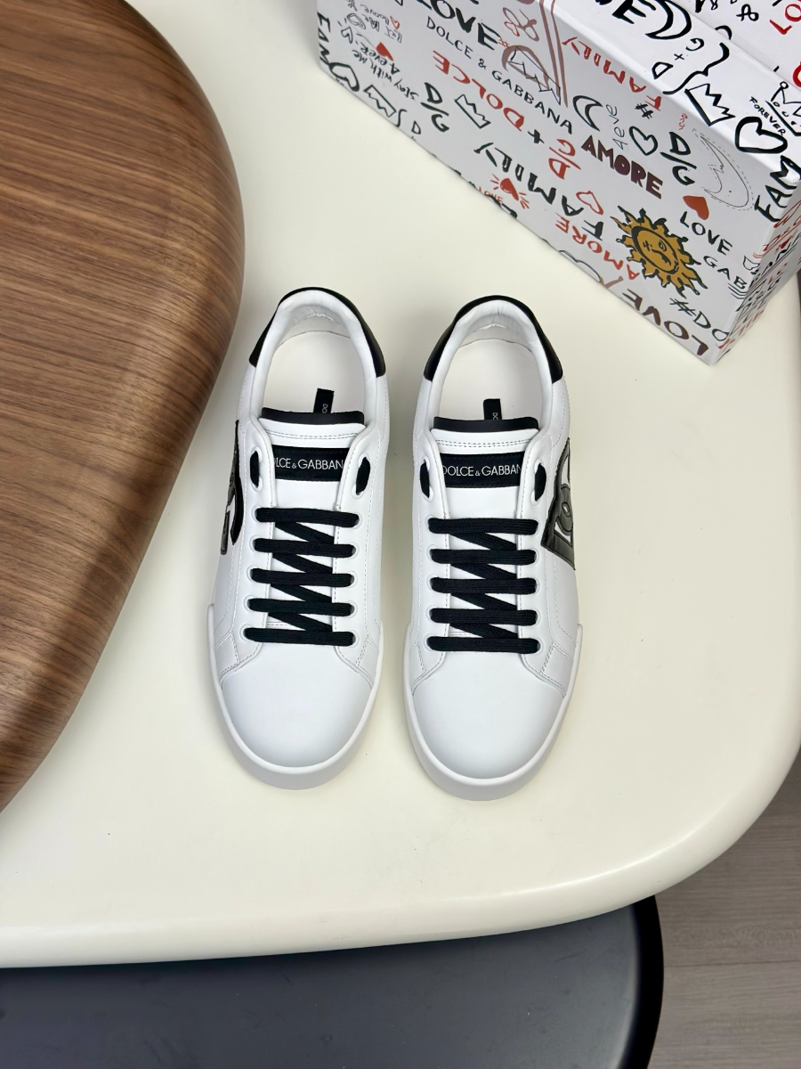 Dolce & Gabbana 돌체앤가바나 Portofino 소가죽 스니커즈 2