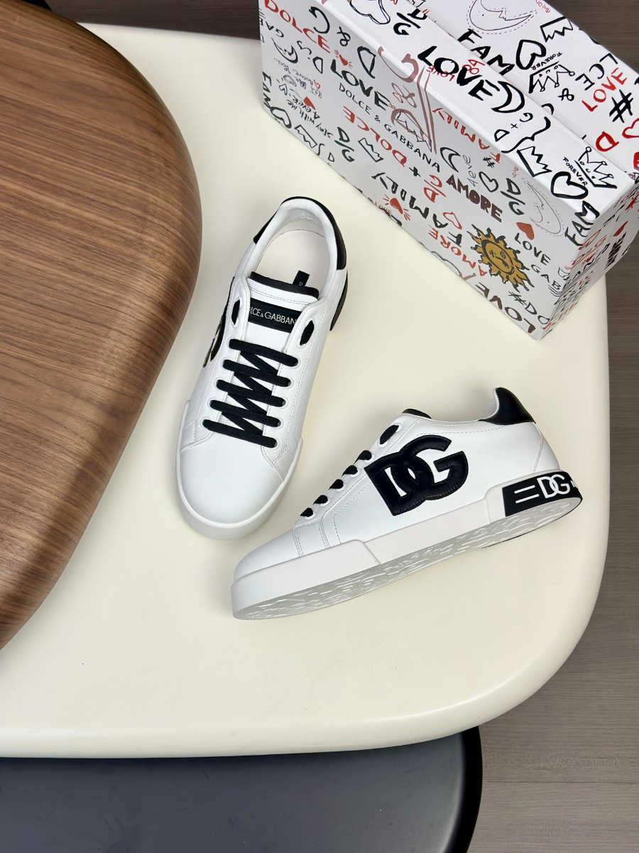 Dolce & Gabbana 돌체앤가바나 Portofino 소가죽 스니커즈 5