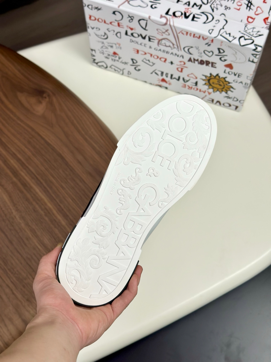 Dolce & Gabbana 돌체앤가바나 Portofino 소가죽 스니커즈 7