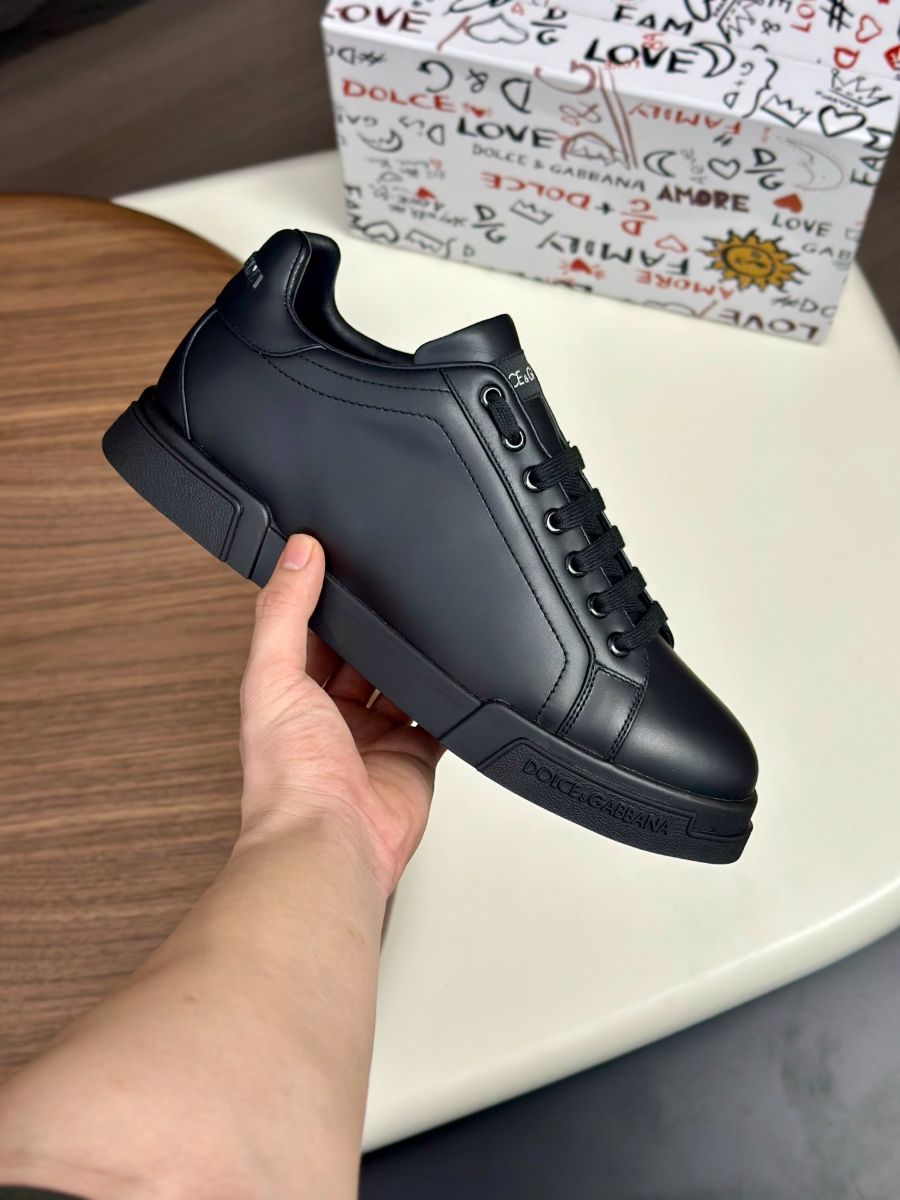 Dolce & Gabbana 돌체앤가바나 Portofino 소가죽 스니커즈 4