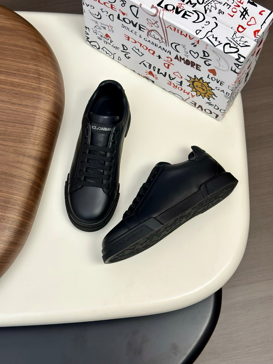 Dolce & Gabbana 돌체앤가바나 Portofino 소가죽 스니커즈 5