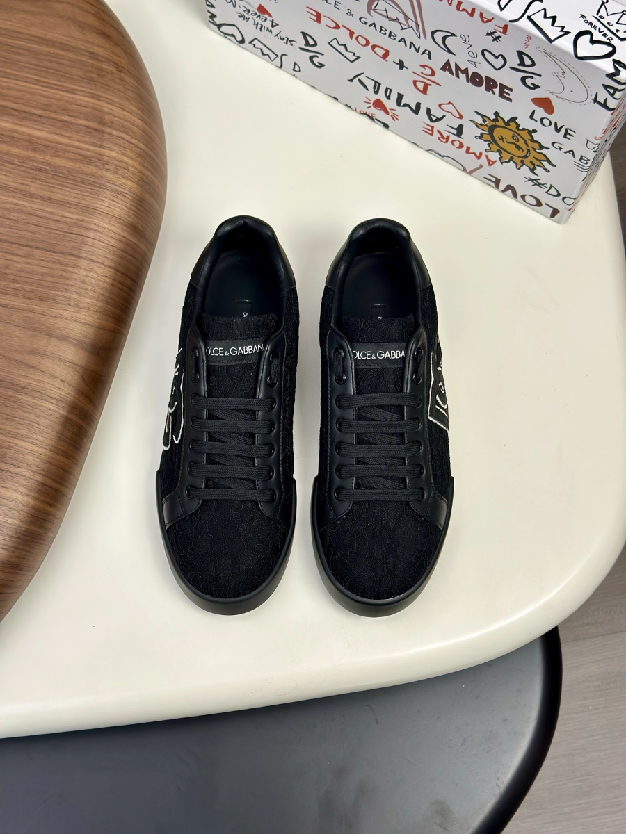 Dolce & Gabbana 돌체앤가바나 Portofino 소가죽 스니커즈 2