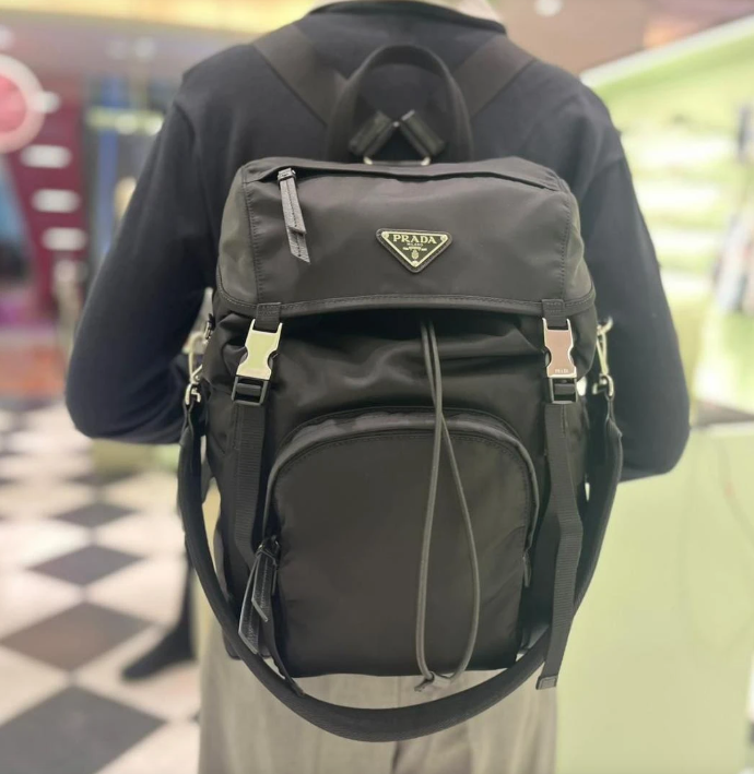 Prada 프라다 2024 나일론 백팩 25cm (크로스줄포함) 2