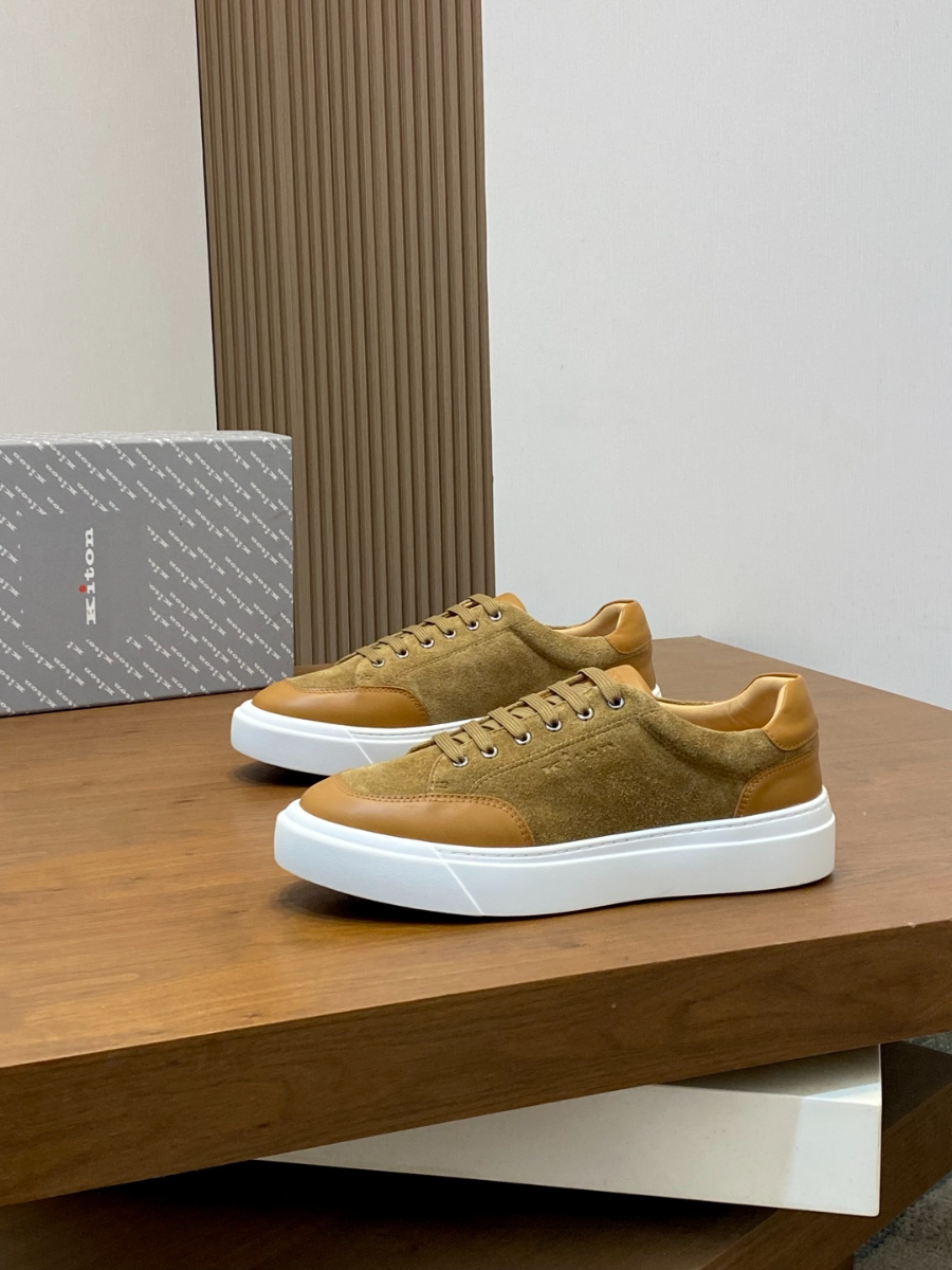 Kiton 키톤 남성 스웨이드 송아지가죽 스니커즈 1