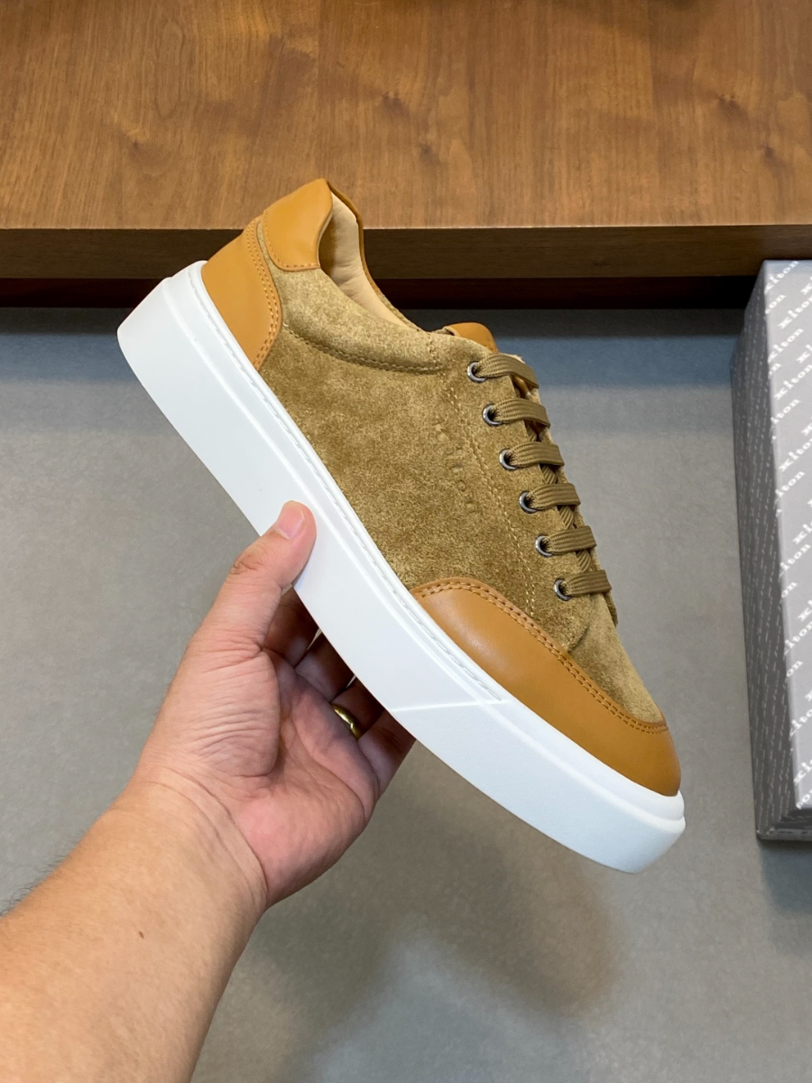 Kiton 키톤 남성 스웨이드 송아지가죽 스니커즈 4