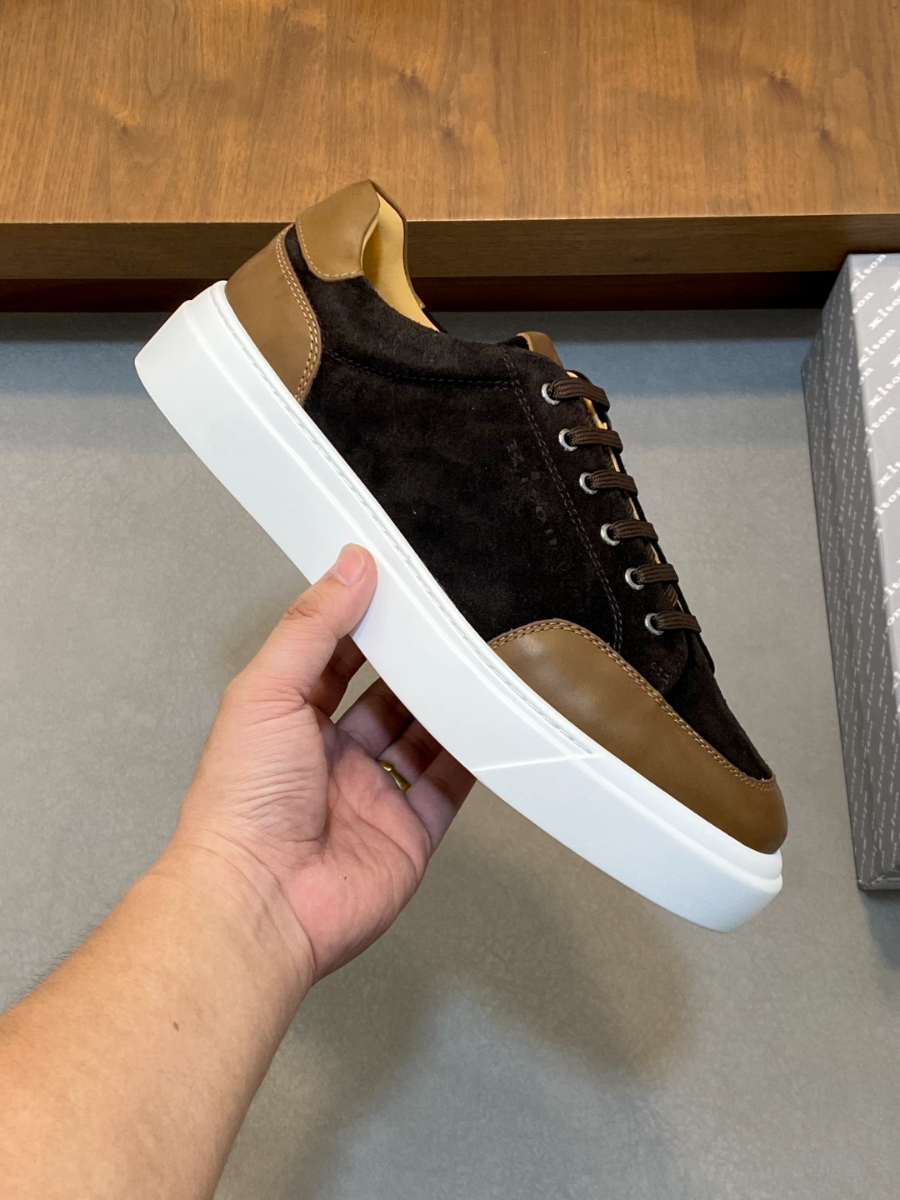 Kiton 키톤 남성 스웨이드 송아지가죽 스니커즈 4