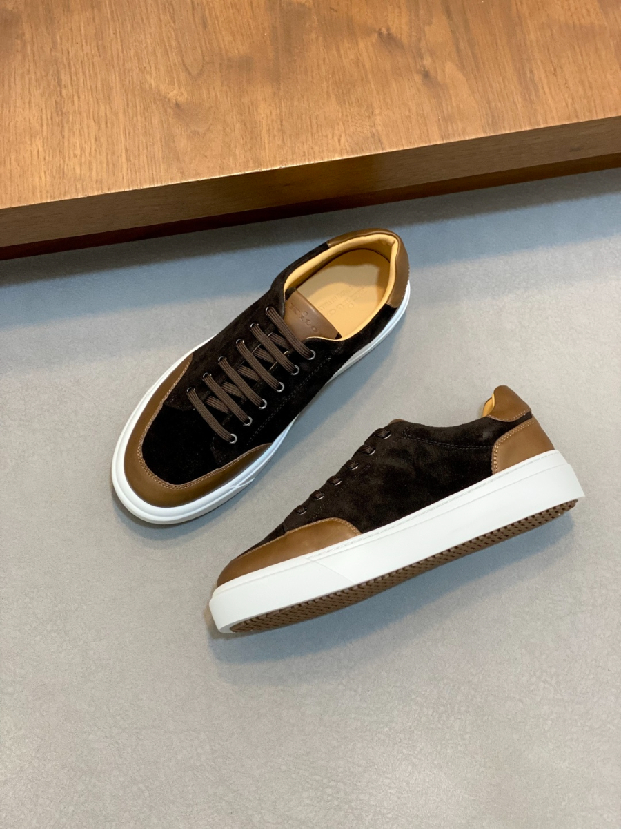 Kiton 키톤 남성 스웨이드 송아지가죽 스니커즈 5