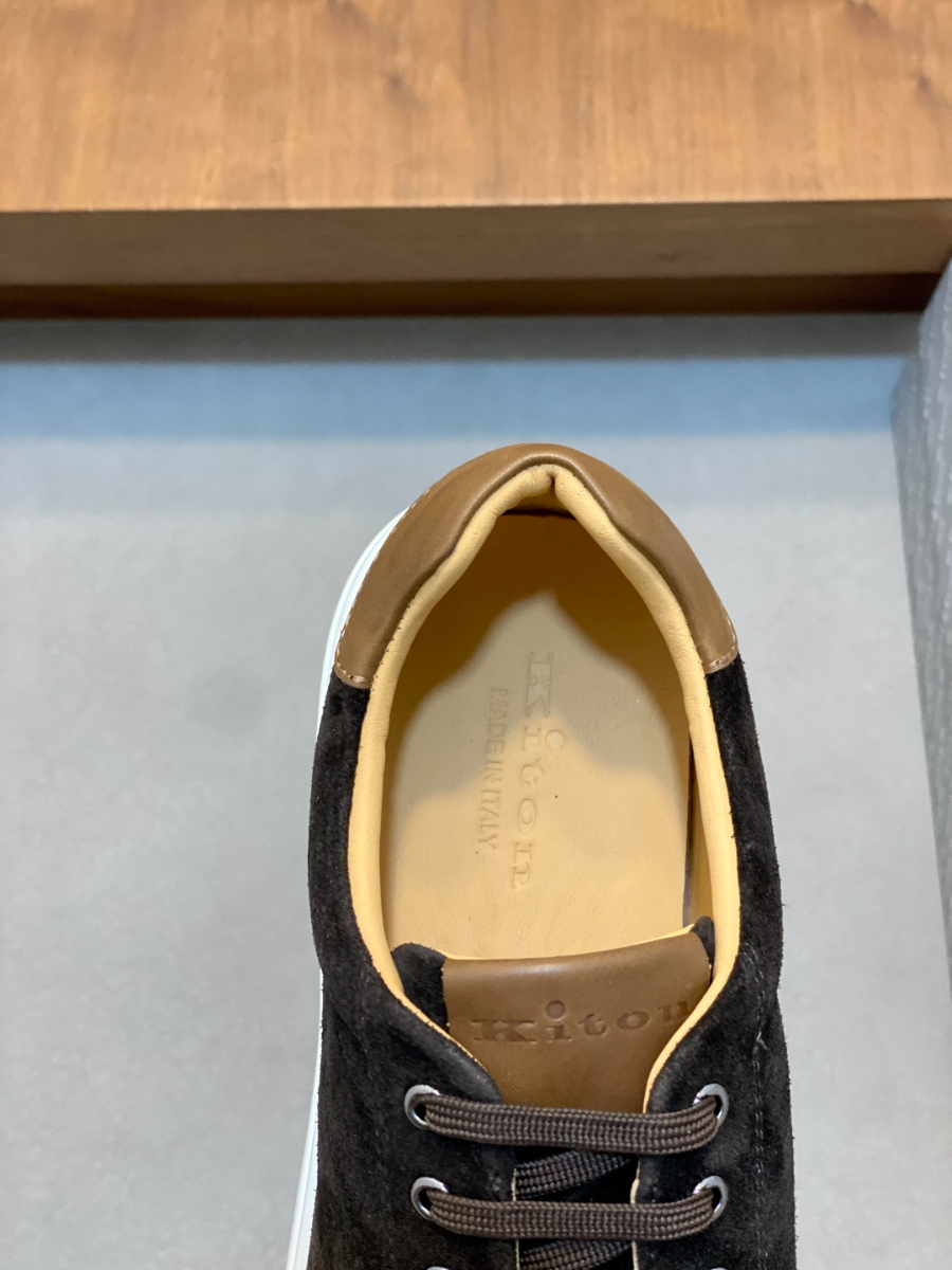 Kiton 키톤 남성 스웨이드 송아지가죽 스니커즈 7