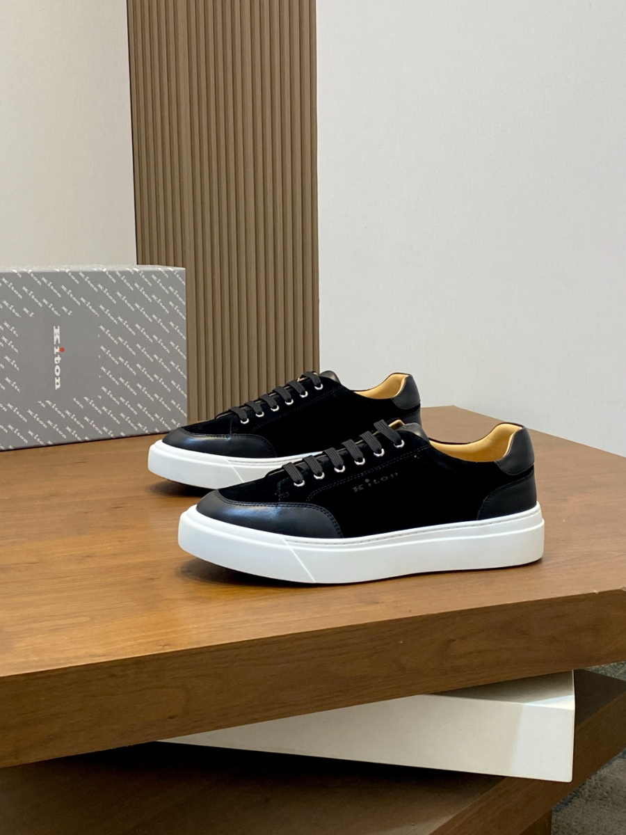 Kiton 키톤 남성 스웨이드 송아지가죽 스니커즈 1