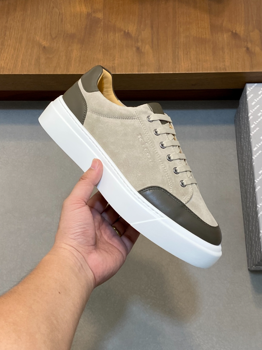 Kiton 키톤 남성 스웨이드 송아지가죽 스니커즈 4