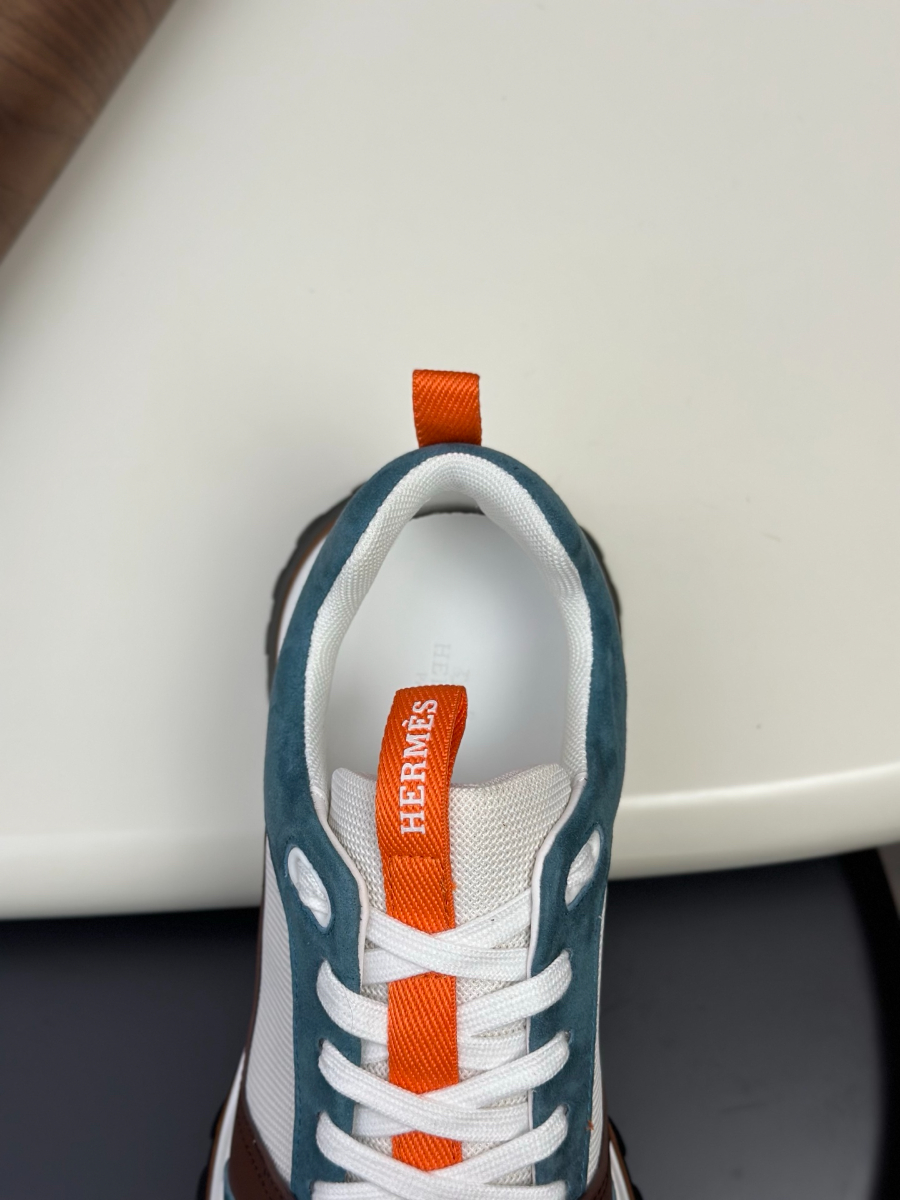 Hermes 에르메스 남성 스니커즈 (이탈리아 소가죽 & 메쉬 콤비 디자인) 7