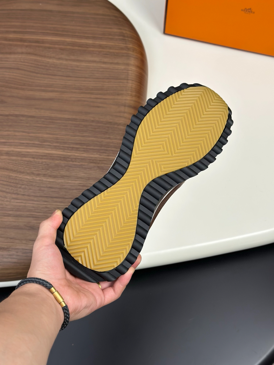 Hermes 에르메스 남성 스니커즈 (이탈리아 소가죽 & 메쉬 콤비 디자인) 9