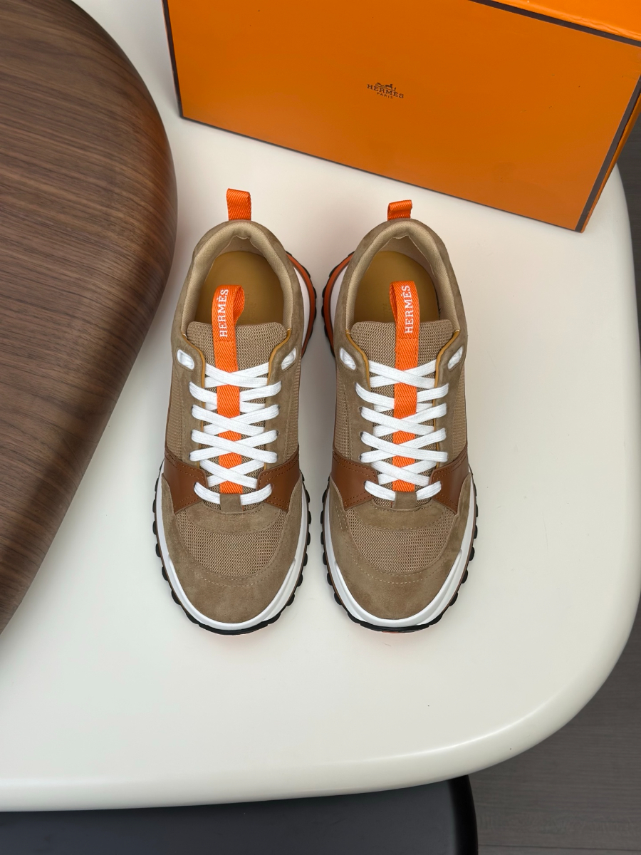 Hermes 에르메스 남성 스니커즈 (이탈리아 소가죽 & 메쉬 콤비 디자인) 2