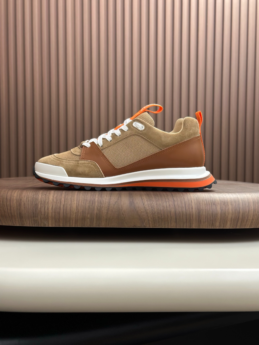 Hermes 에르메스 남성 스니커즈 (이탈리아 소가죽 & 메쉬 콤비 디자인) 4