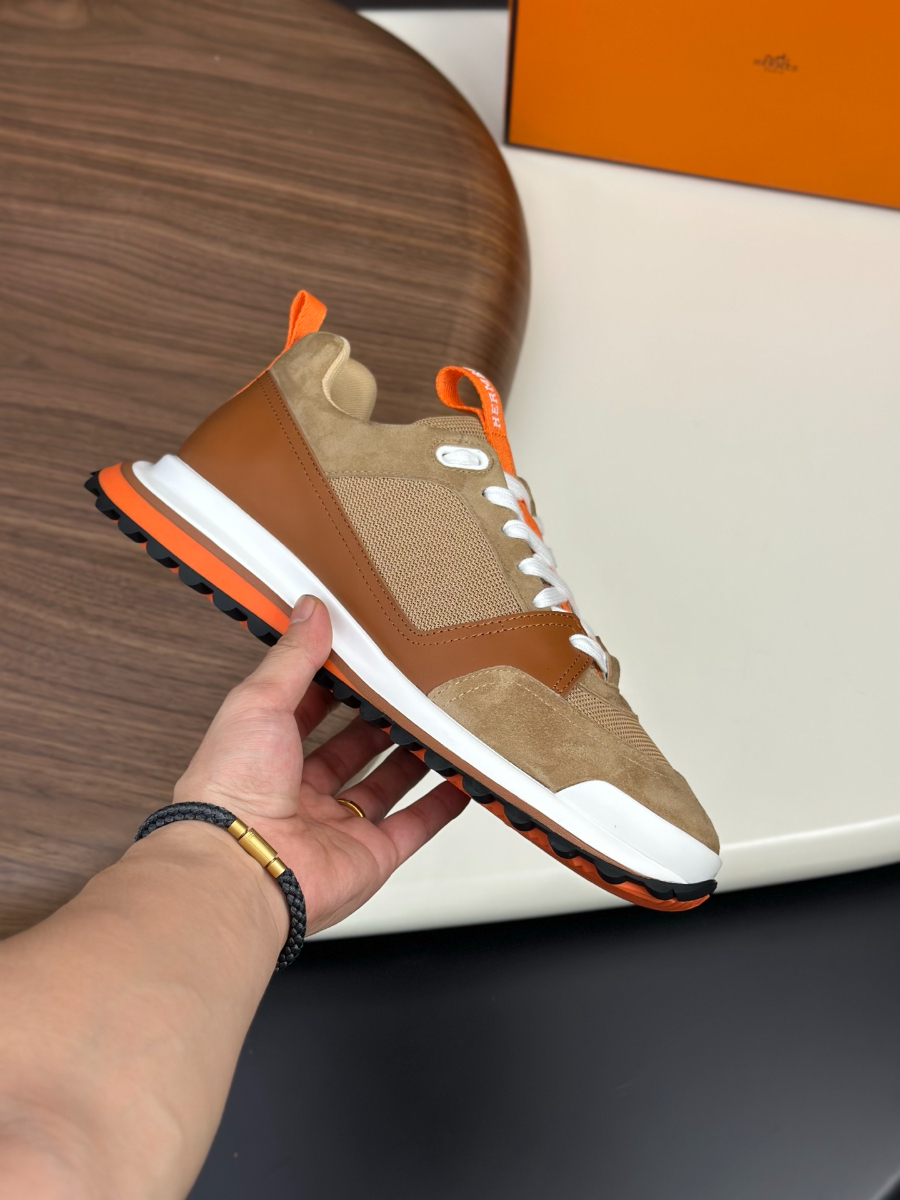 Hermes 에르메스 남성 스니커즈 (이탈리아 소가죽 & 메쉬 콤비 디자인) 5