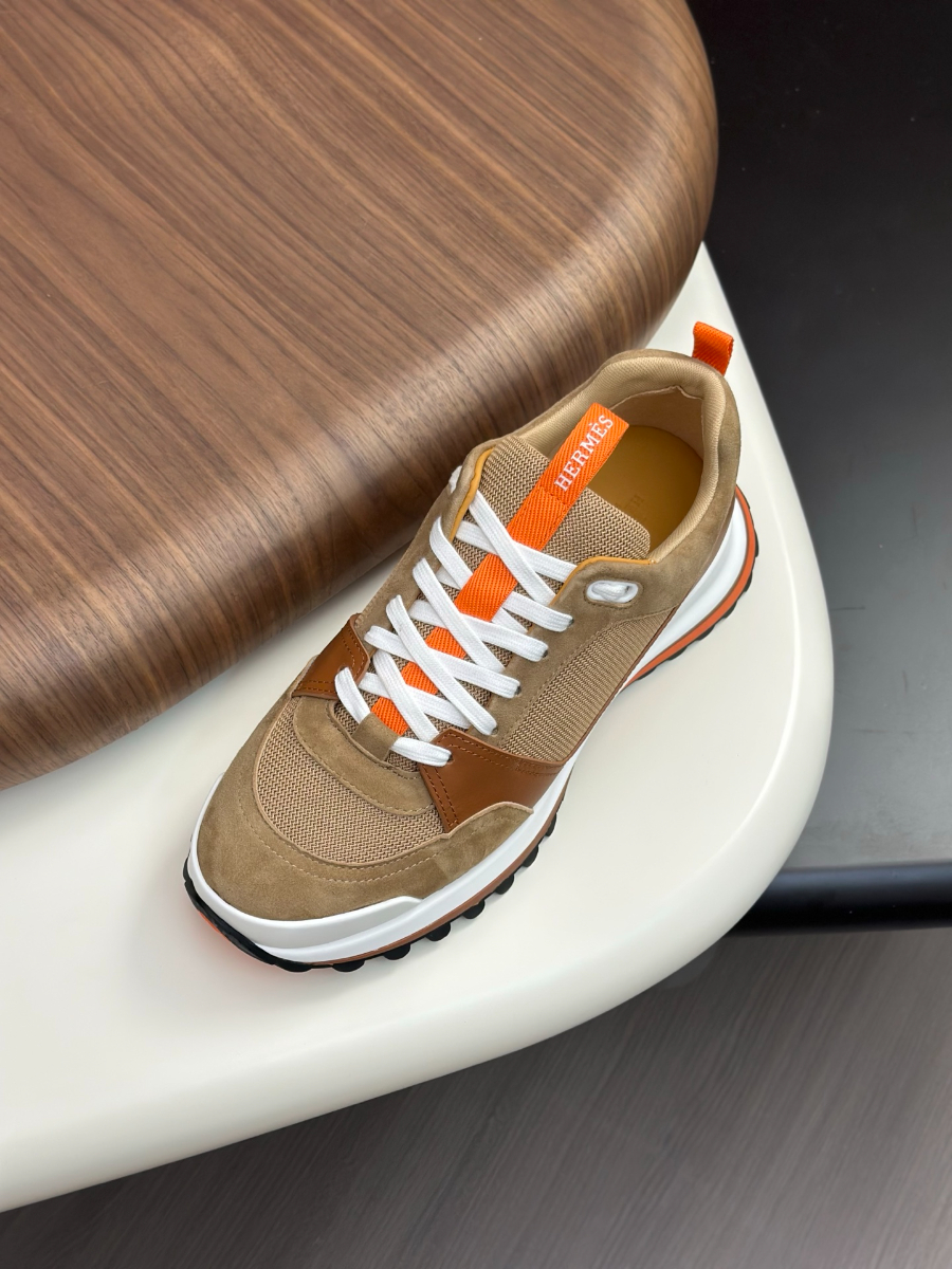 Hermes 에르메스 남성 스니커즈 (이탈리아 소가죽 & 메쉬 콤비 디자인) 6