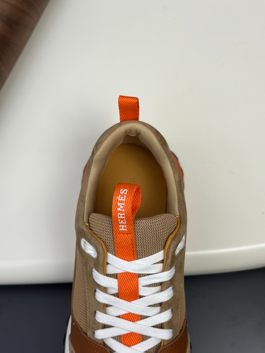 Hermes 에르메스 남성 스니커즈 (이탈리아 소가죽 & 메쉬 콤비 디자인) 7