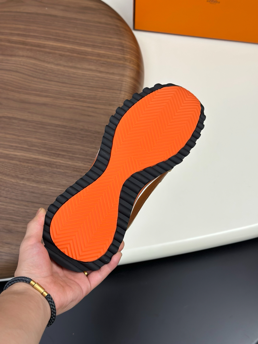 Hermes 에르메스 남성 스니커즈 (이탈리아 소가죽 & 메쉬 콤비 디자인) 9