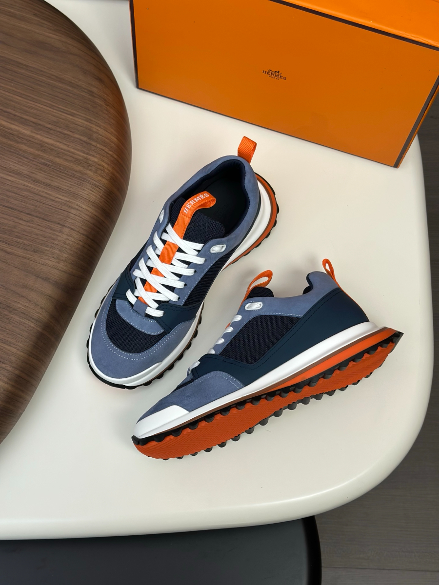 Hermes 에르메스 남성 스니커즈 (이탈리아 소가죽 & 메쉬 콤비 디자인) 6