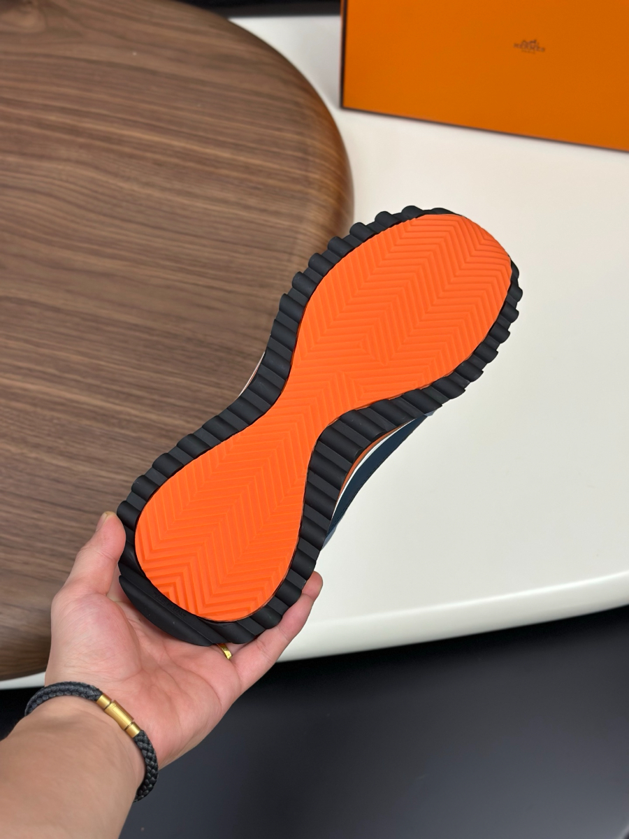 Hermes 에르메스 남성 스니커즈 (이탈리아 소가죽 & 메쉬 콤비 디자인) 9