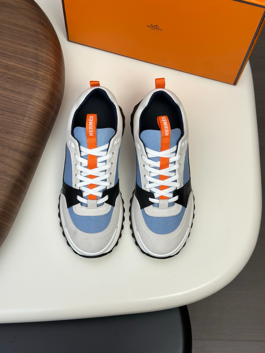 Hermes 에르메스 남성 스니커즈 (이탈리아 소가죽 & 메쉬 콤비 디자인) 2