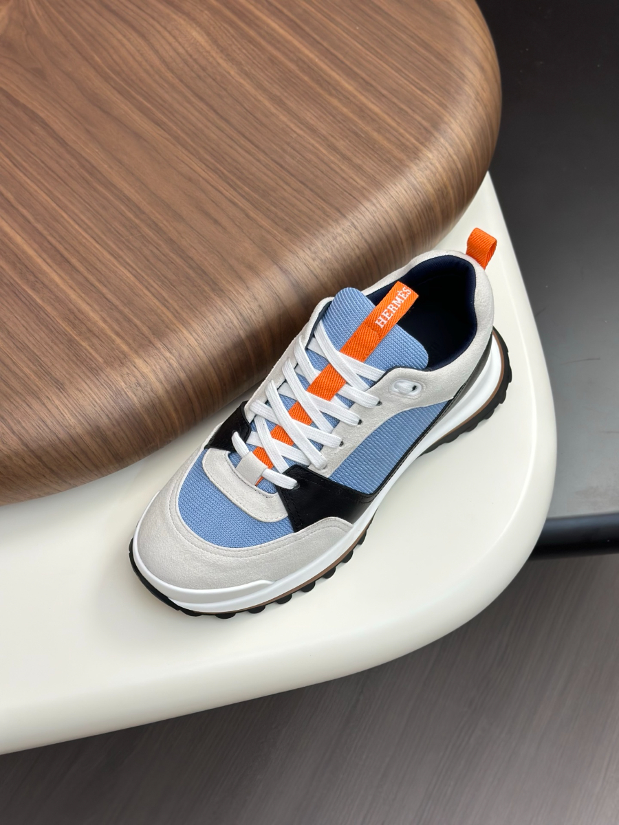 Hermes 에르메스 남성 스니커즈 (이탈리아 소가죽 & 메쉬 콤비 디자인) 6